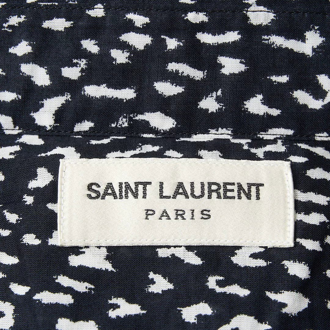 Saint Laurent Polka Dot Long-Sleeve Shirt