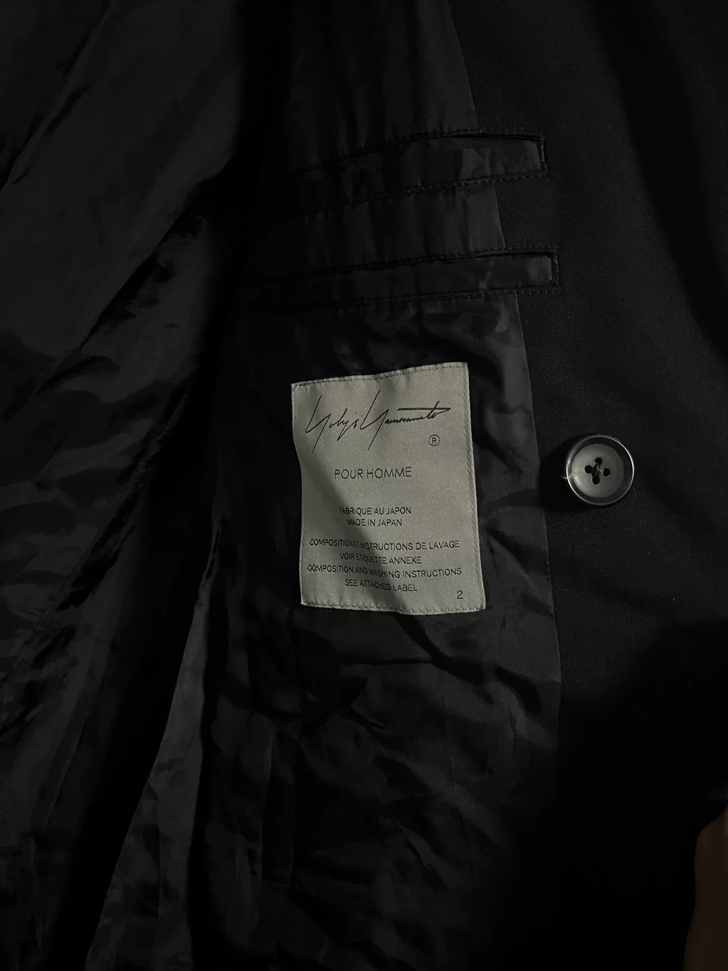 Yohji Yamamoto Statement Coat 22AW