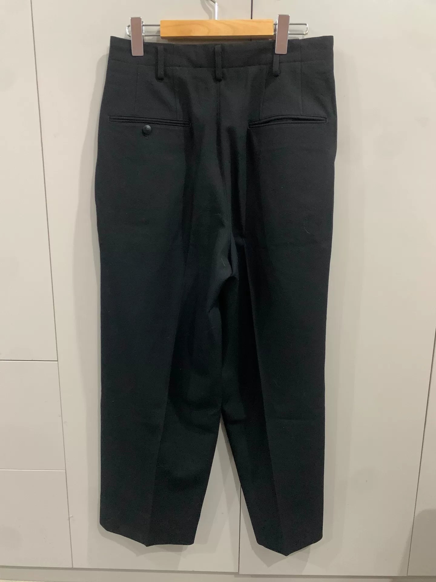 Yohji Yamamoto 02AW Leather Buckle Trousers