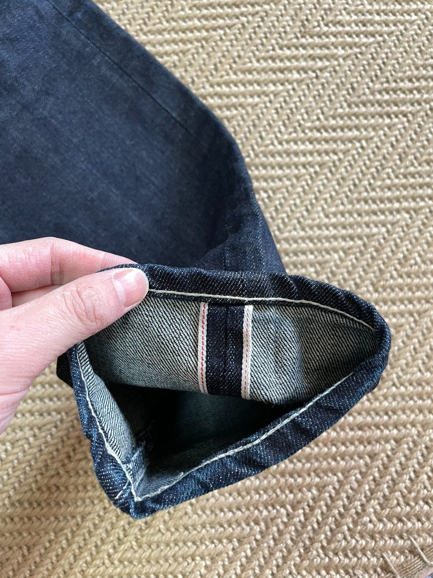 Vanquish & Fragment Gold Lightning Denim