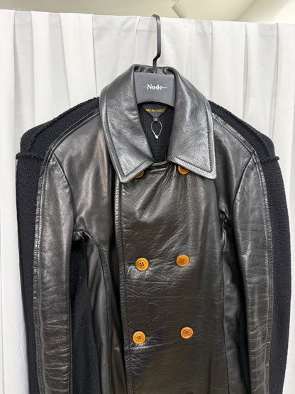 Comme des Garçons 02AW Leather Coat