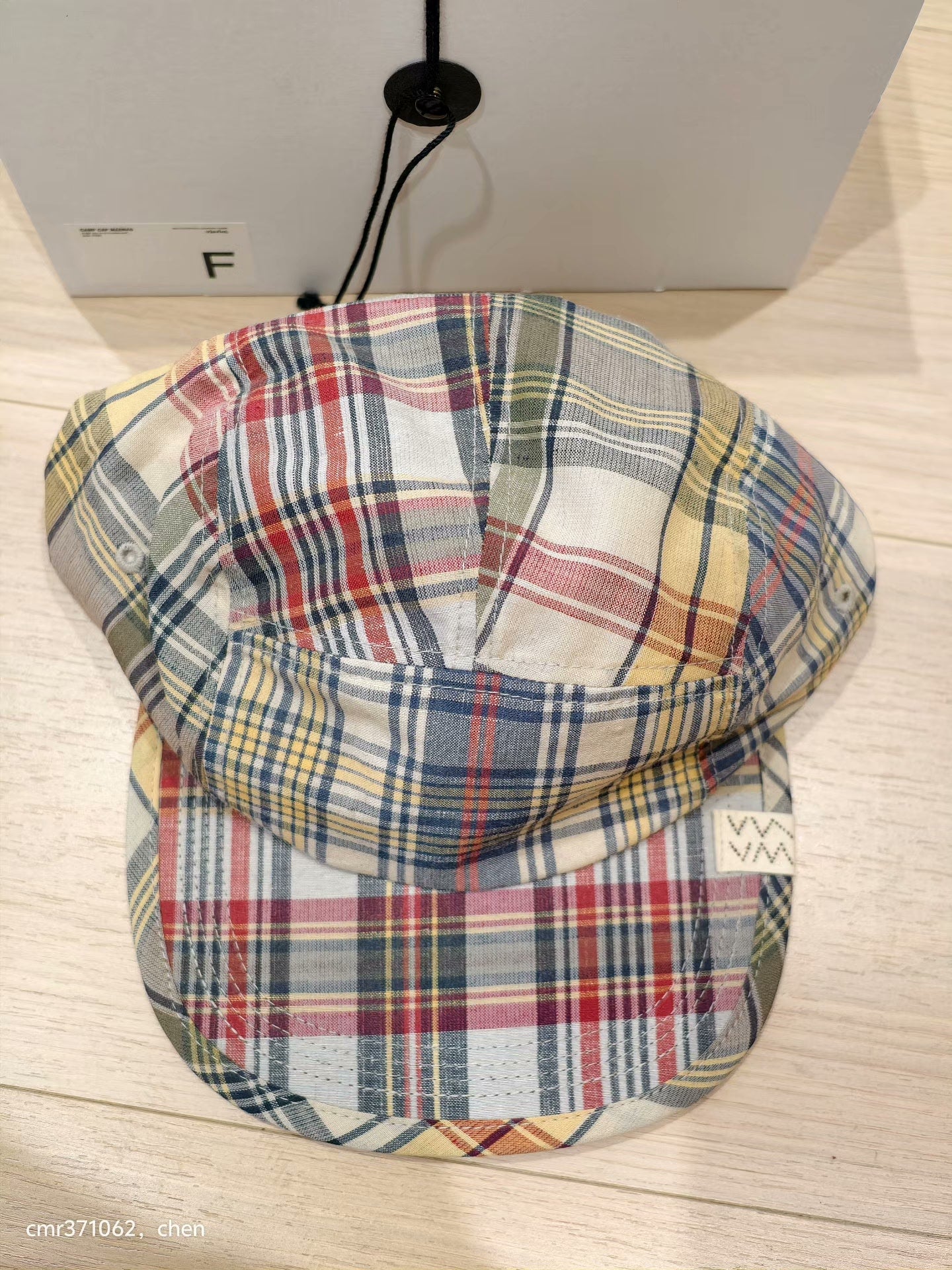 VISVIM 23SS CAMP CAP MADRAS