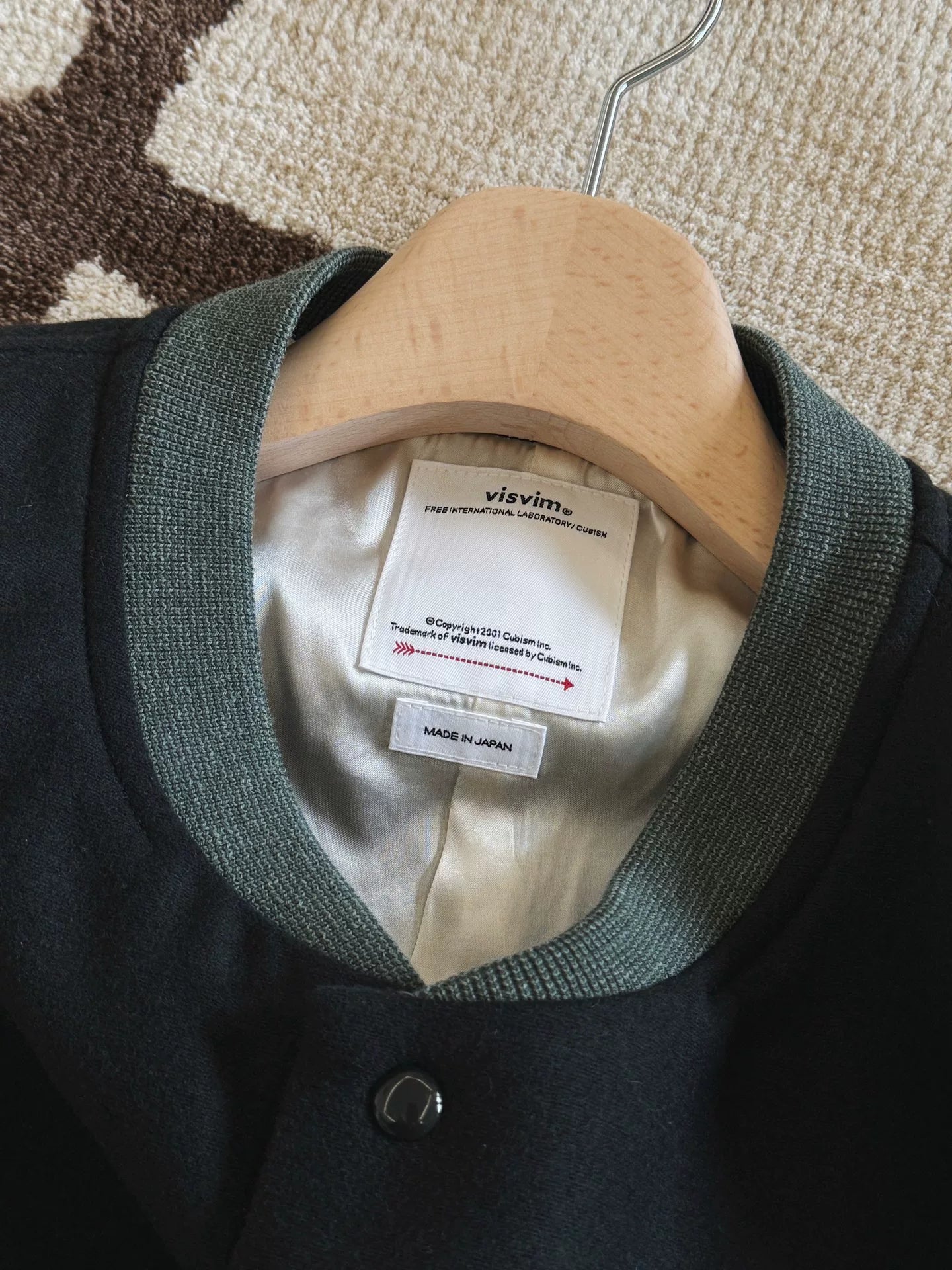 VISVIM 24SS Wool Blend Varsity Jacket