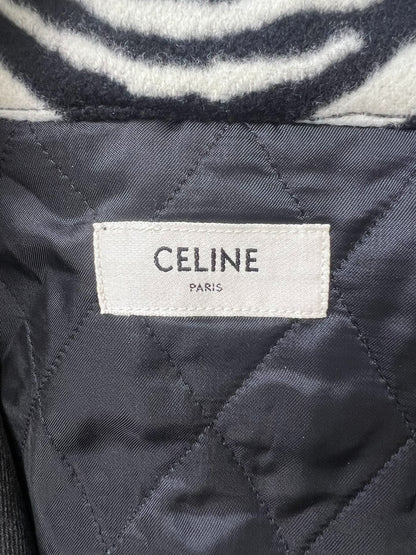Celine Zebra-Pattern Denim Jacket