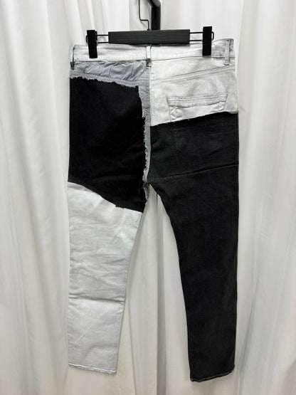 Rick Owens Patchwork Denim Pants