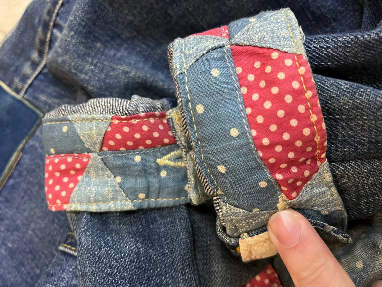 Visvim 101 Damaged Patchwork Denim Jacket