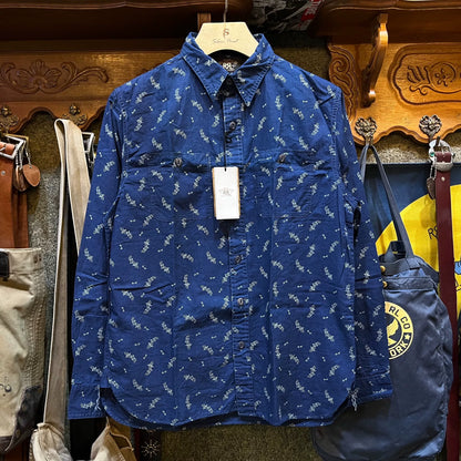 RRL Indigo Print Shirt