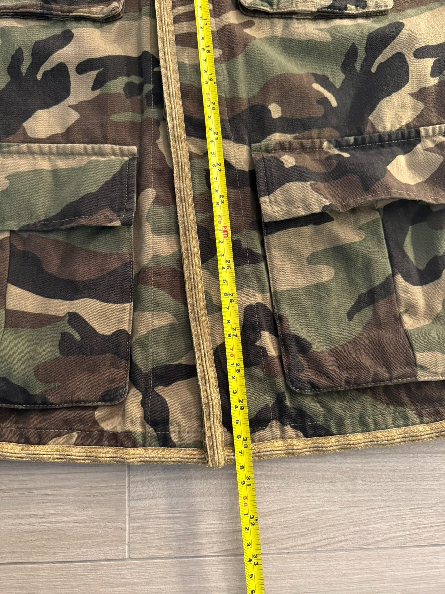 Saint Laurent Hedi Slimane Camouflage Jacket