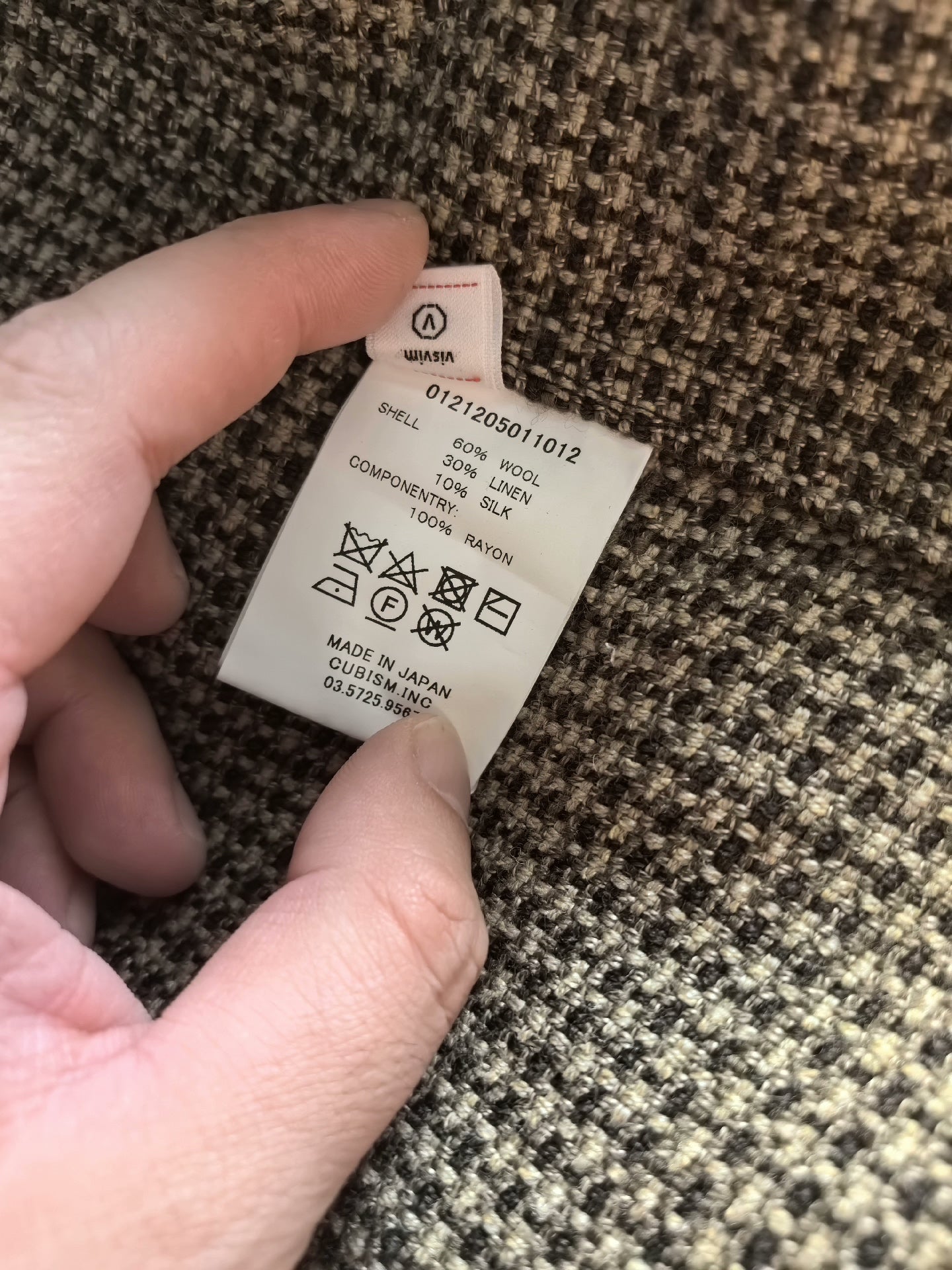 Visvim LUMBER L/S Houndstooth Shirt