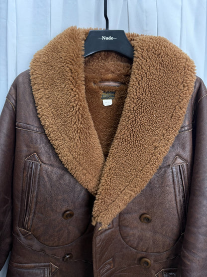 DOUBLE RL Shearling Farmer Coat