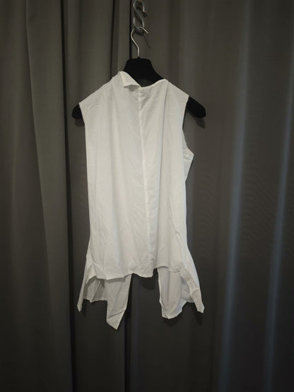 Yohji Yamamoto Sleeveless Iron Button Shirt