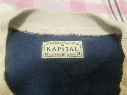 kapital bandana big sweatshirt in black