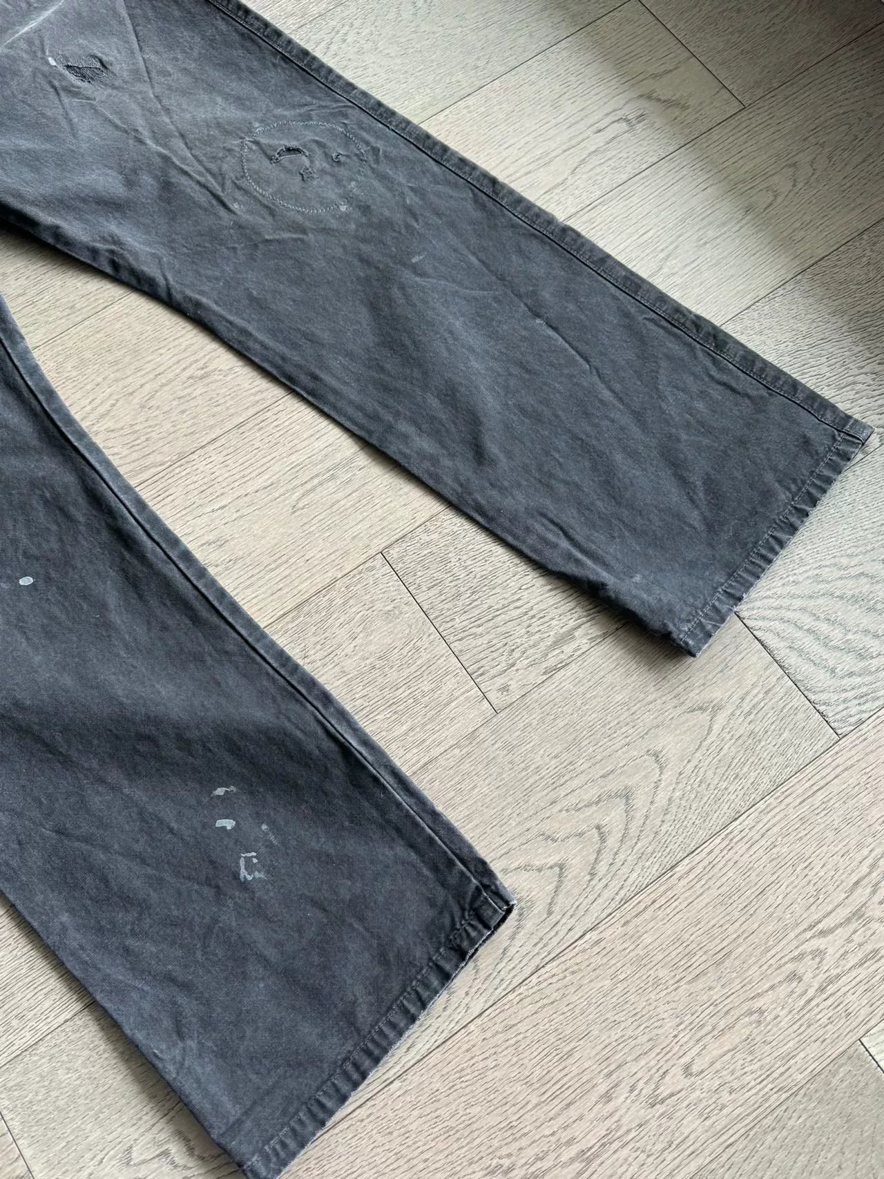 visvim TRAVAILLER BRACES PANTS DMGD