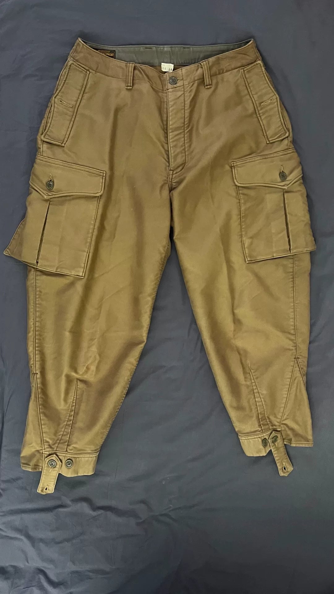 Freewheelers Khaki Field Military Pants