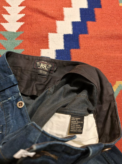 RRL Indigo Herringbone HBT Jeans