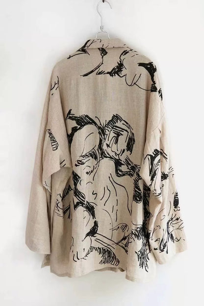 Yohji Yamamoto S/S 2018 Graffiti Shirt Jacket