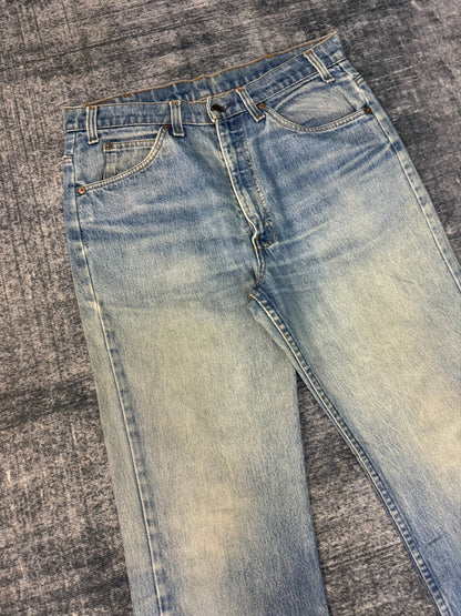Vintage Levis 517 80s USA Washed Blue Jeans