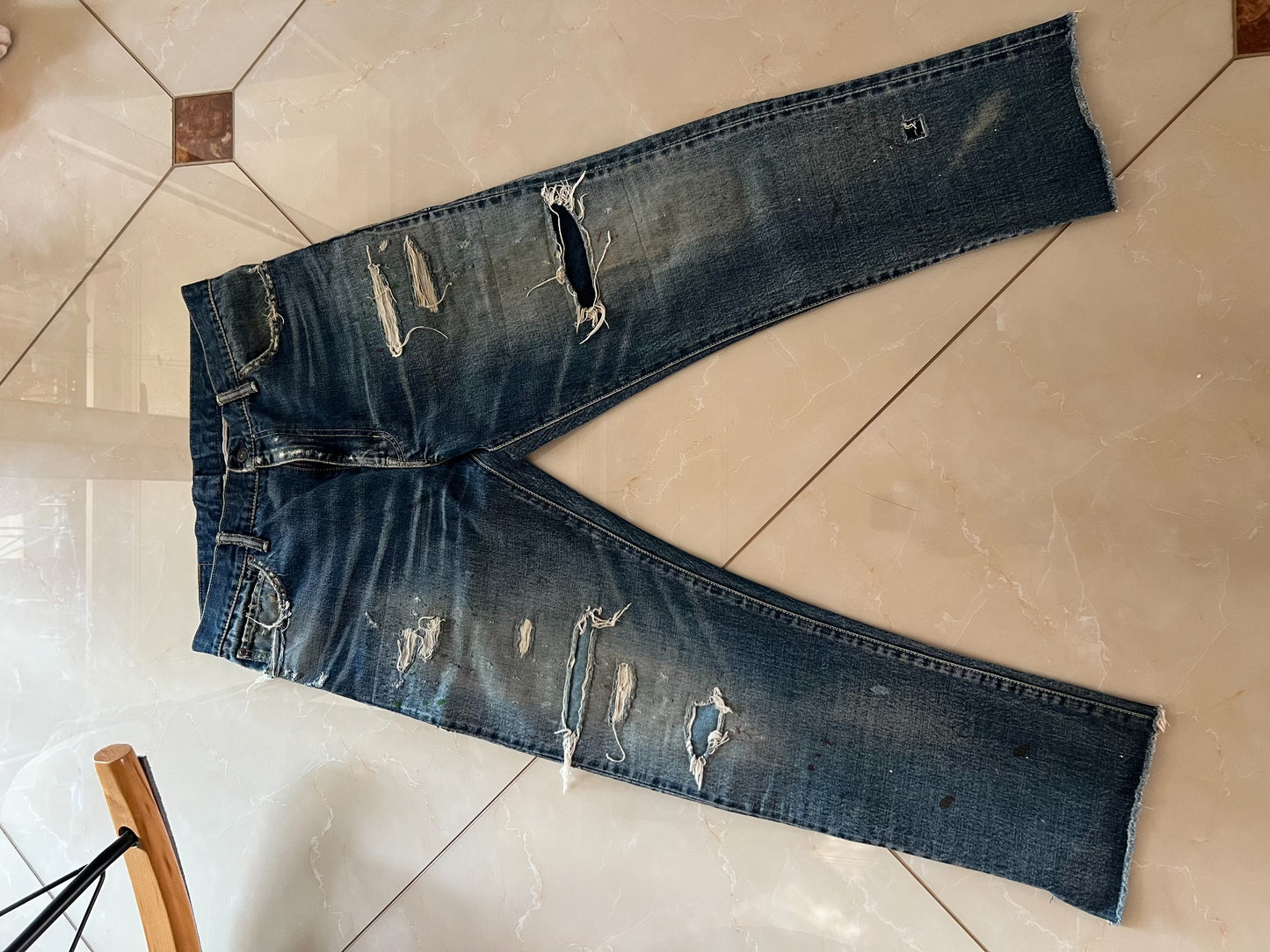 Visvim Journeyman 19ss Distressed Jeans