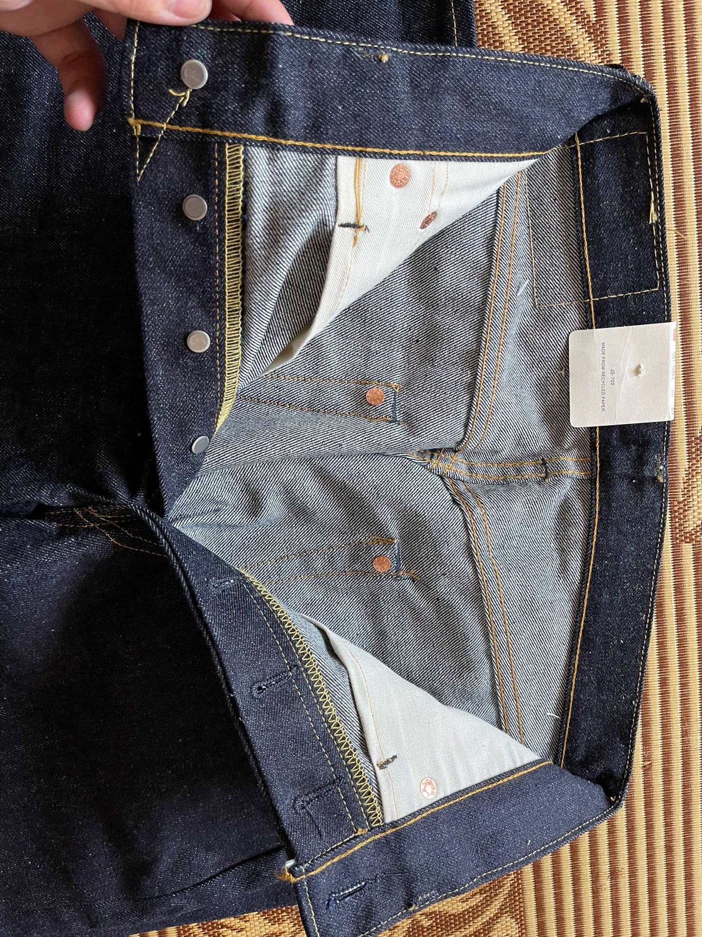 Levi's LVC 501 1955 Raw Denim Jeans