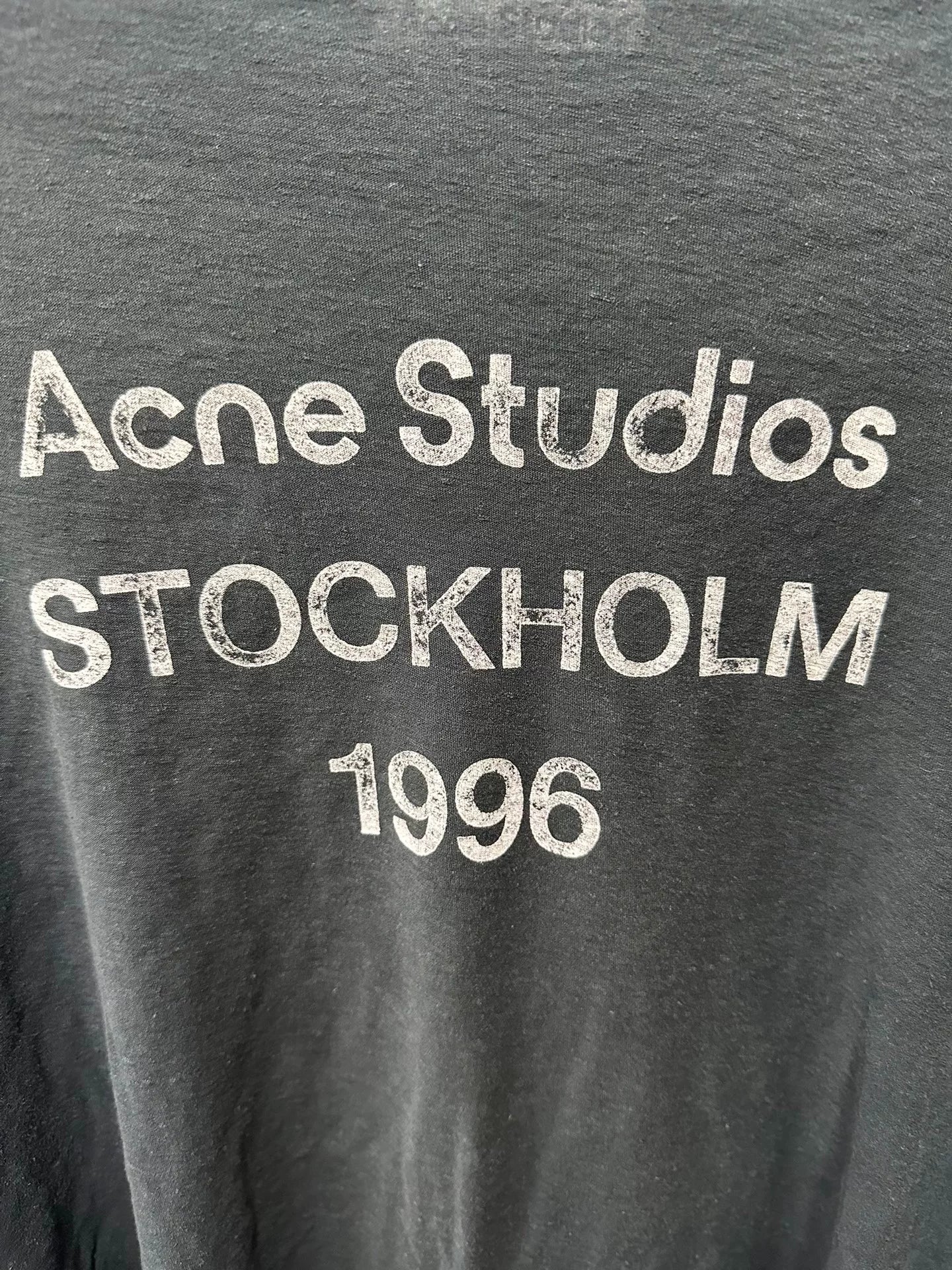 Acne Studios 1996 Long Sleeve Black Tee