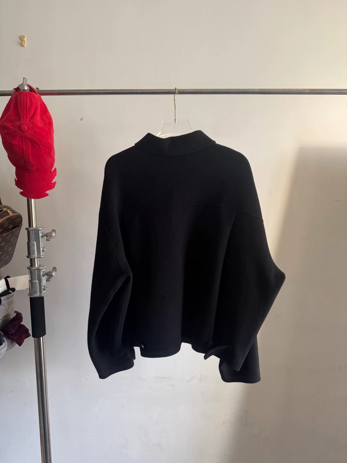 Acne Studios Black Cashmere Jacket Size 48