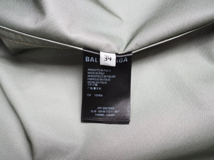balenciaga khaki oversized jacket