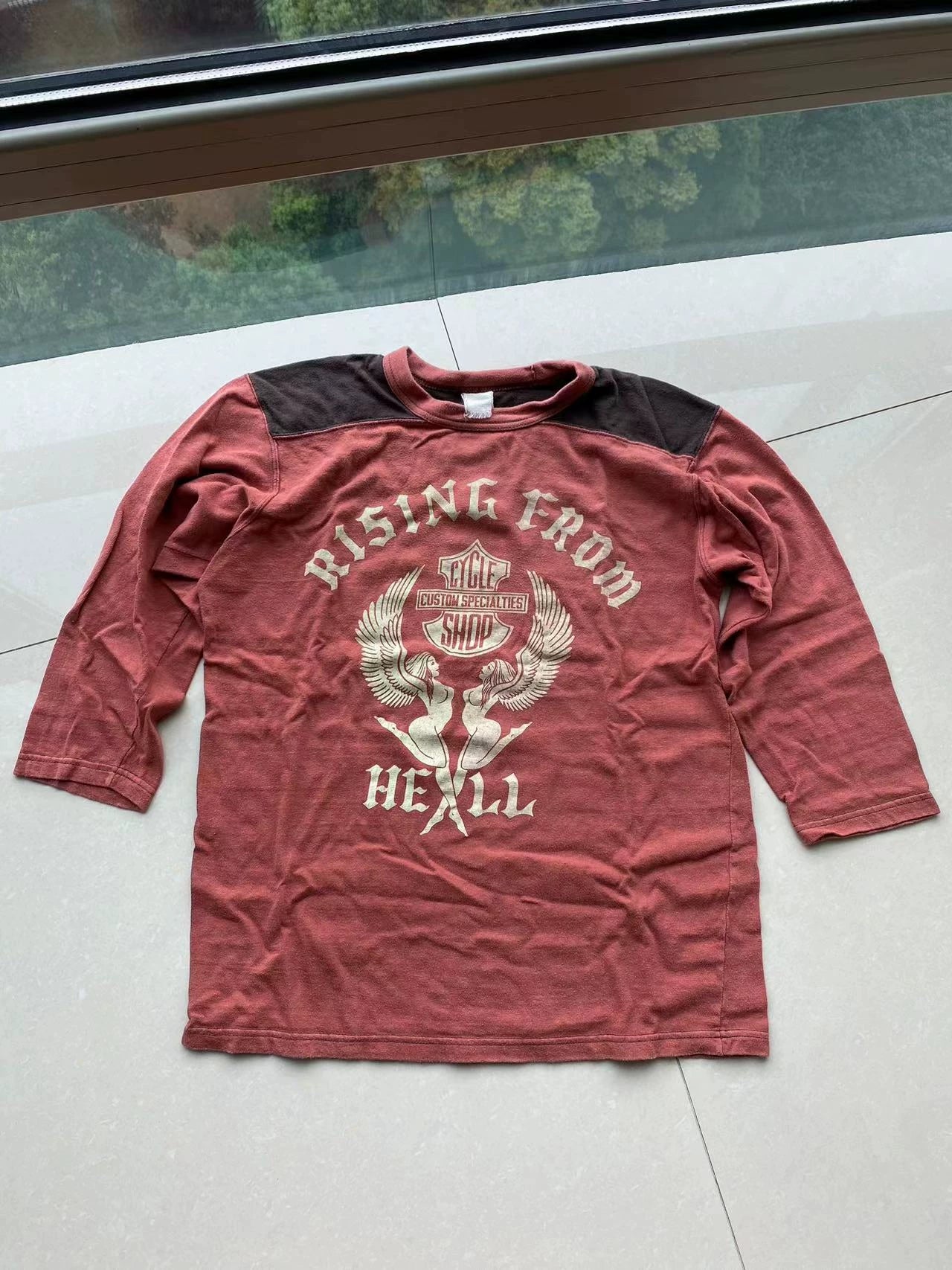 rising from hell long sleeve shirt