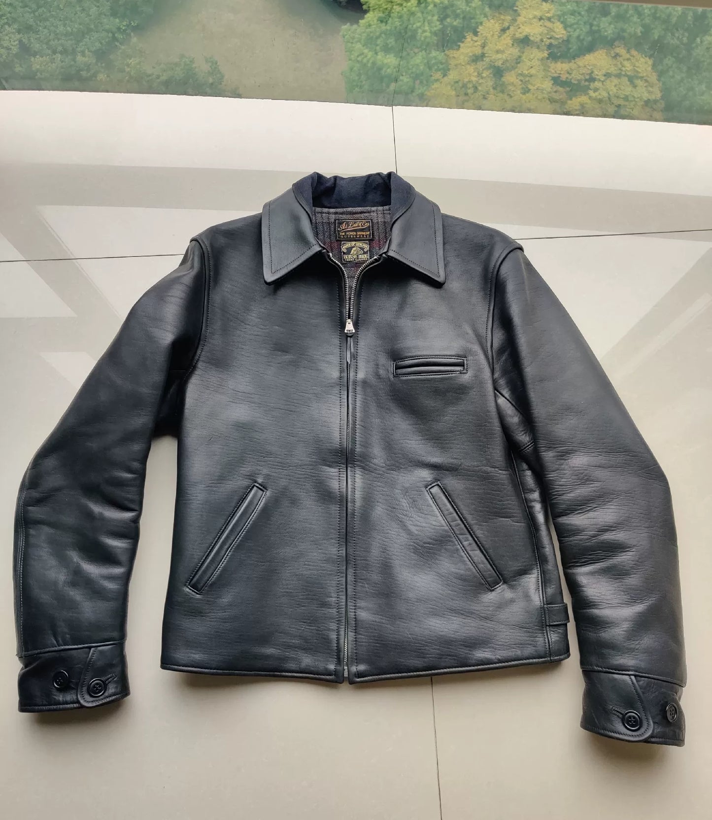 1930s style leather jacket by At Last & Co