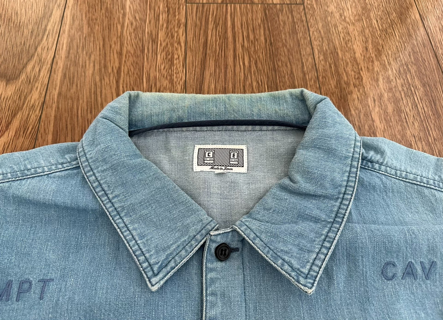 indigo denim jacket by C.E CAVEMPT
