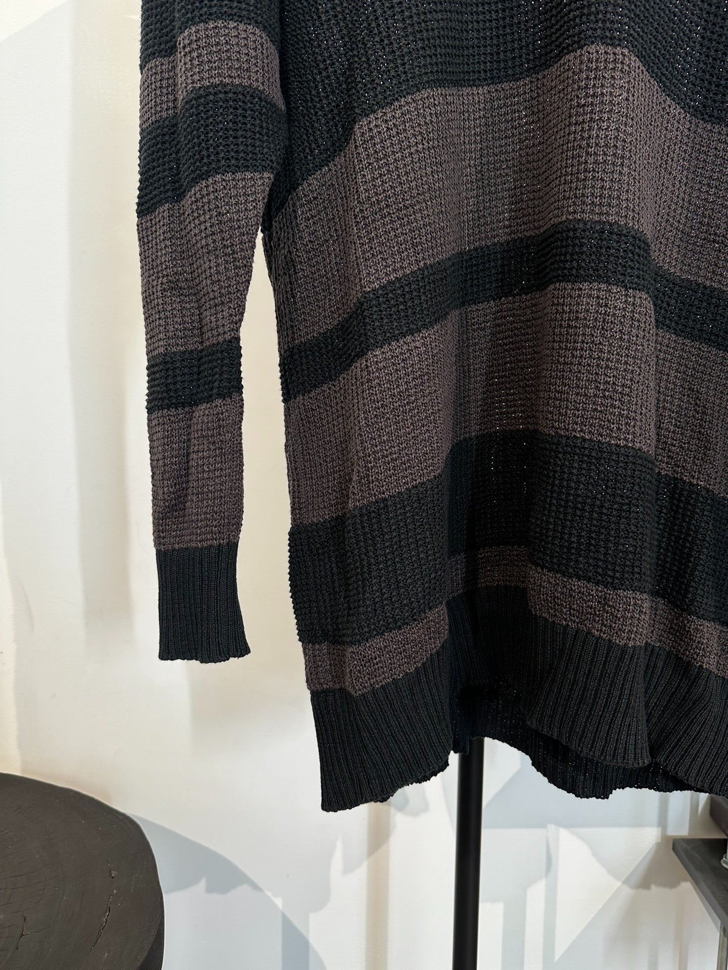 Julius_7 Knit Striped Pullover Sweater