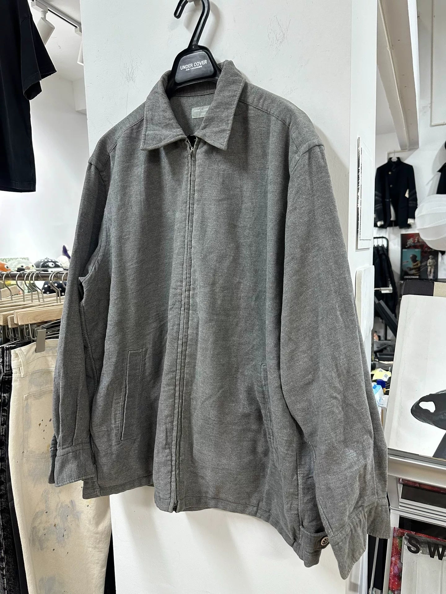 comme des garcons homme oversized long jacket
