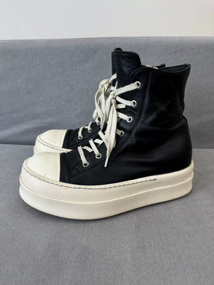 Rick Owens Thick Sole High Top Sneakers