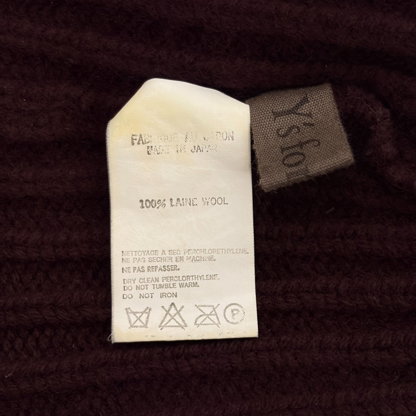 Yohji Yamamoto 03AW Wool Knit Beanie