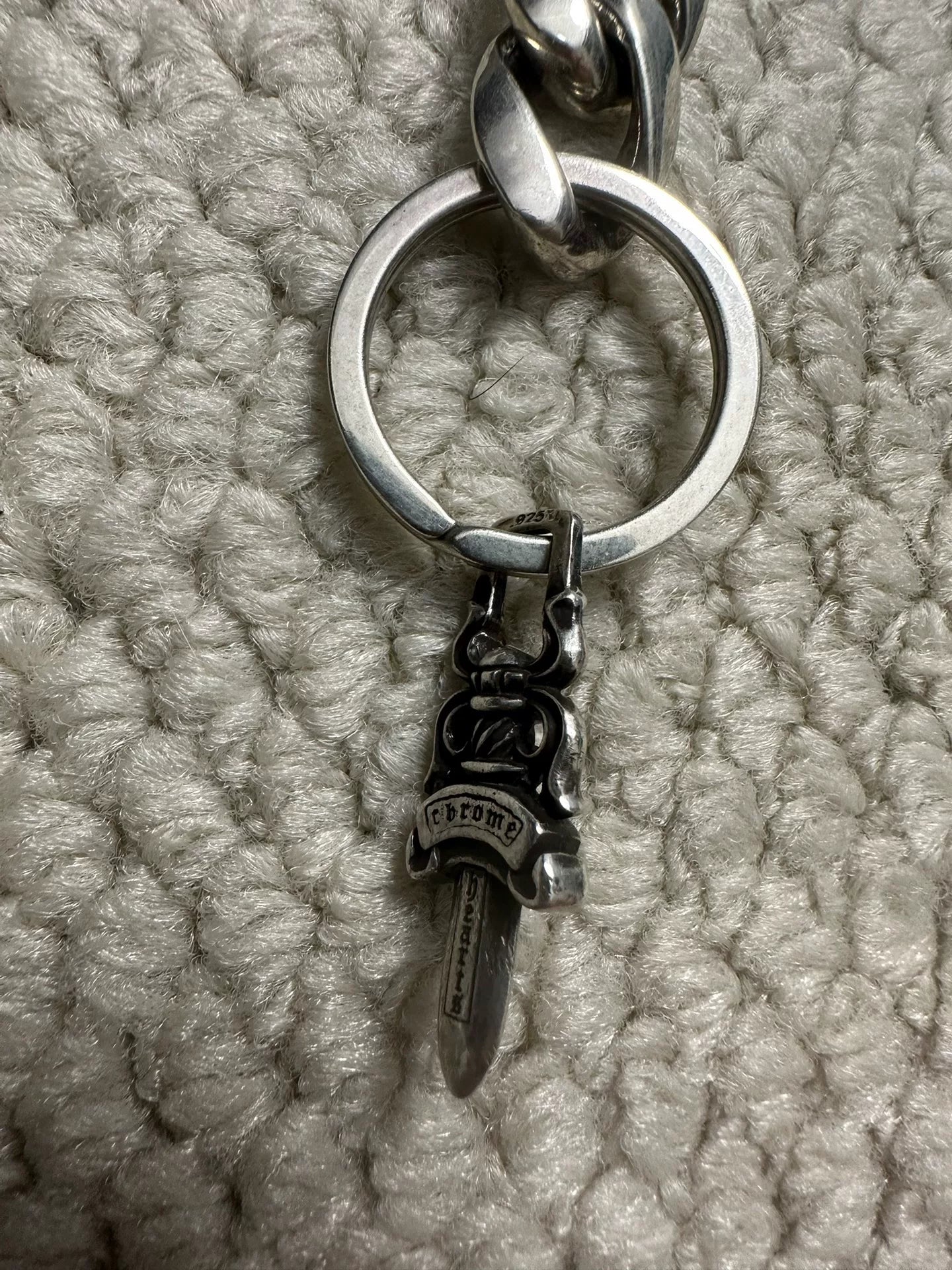 Chrome Hearts Fancy Sword Lobster Clasp Keychain