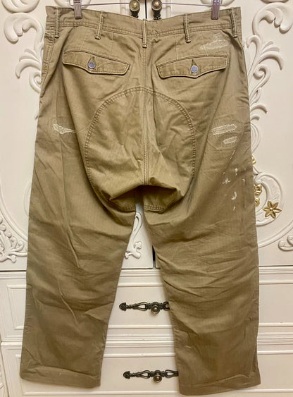 Distressed Double RL RRL Cargo Pants