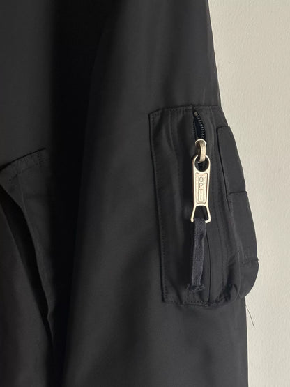 dries van noten 90s pilot jacket in black