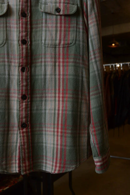 RRL Ralph Lauren Plaid Double Pocket Shirt S