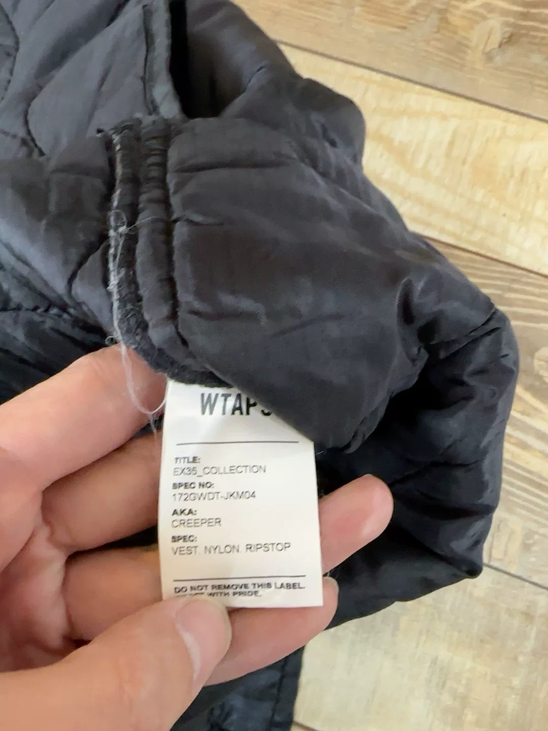 Wtaps 17AW Stitch Thin Vest