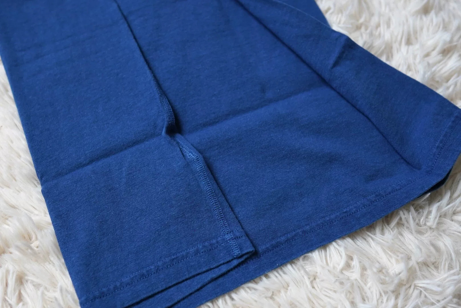 visvim crew neck indigo tee