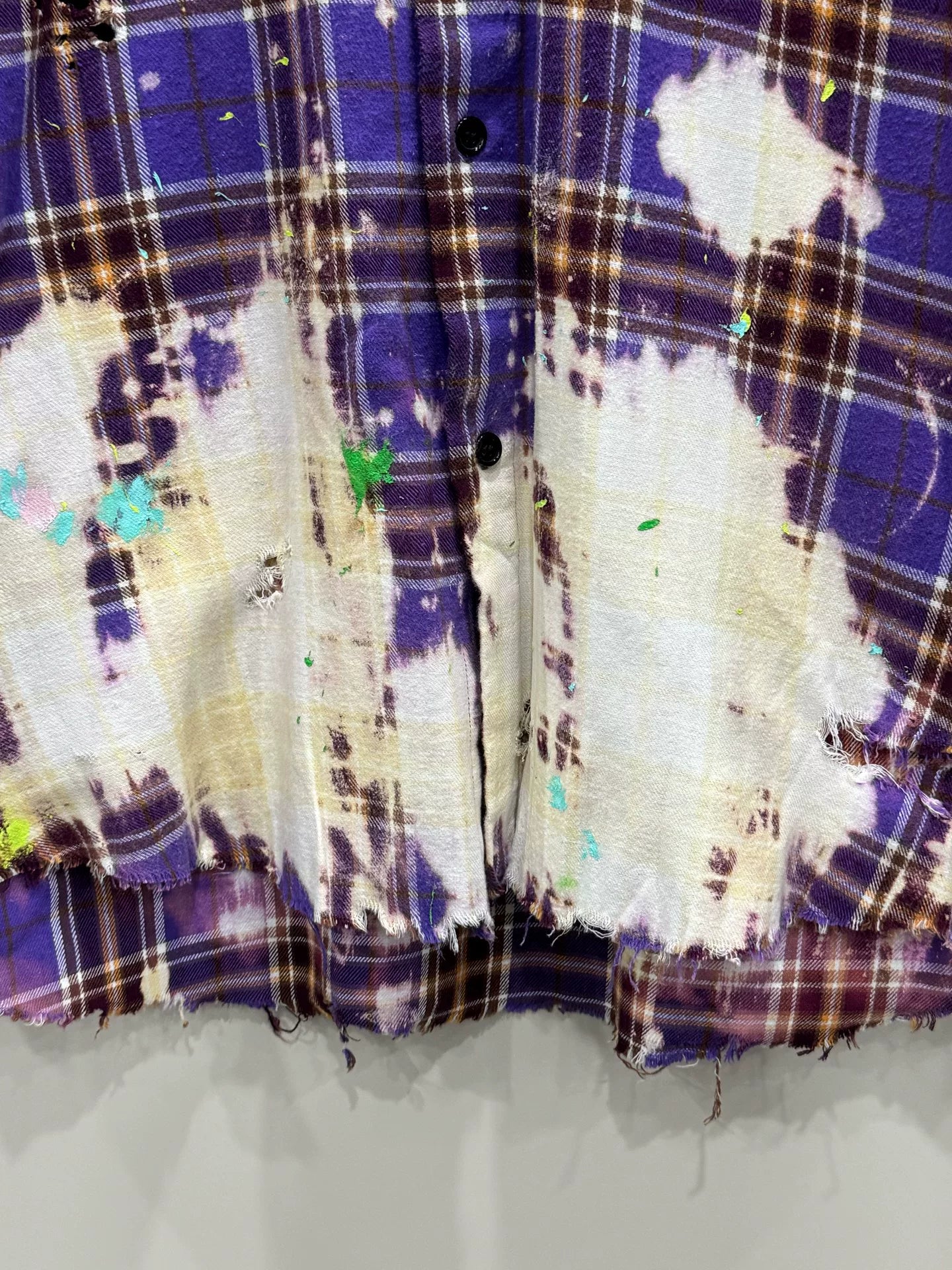 Sssaint Louis Tie-Dye Distressed Shirt M