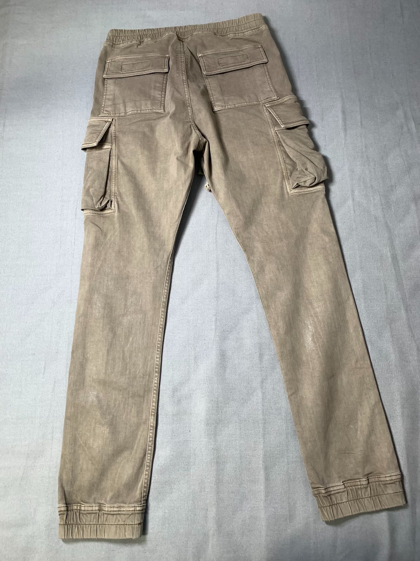 Rick Owens DRKSHDW Washed Distressed Cargo Pants