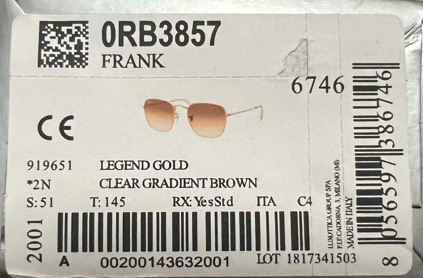 rayban retro gradient sunglasses limited edition