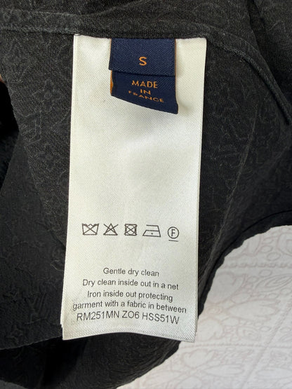 louis vuitton short sleeve silk shirt