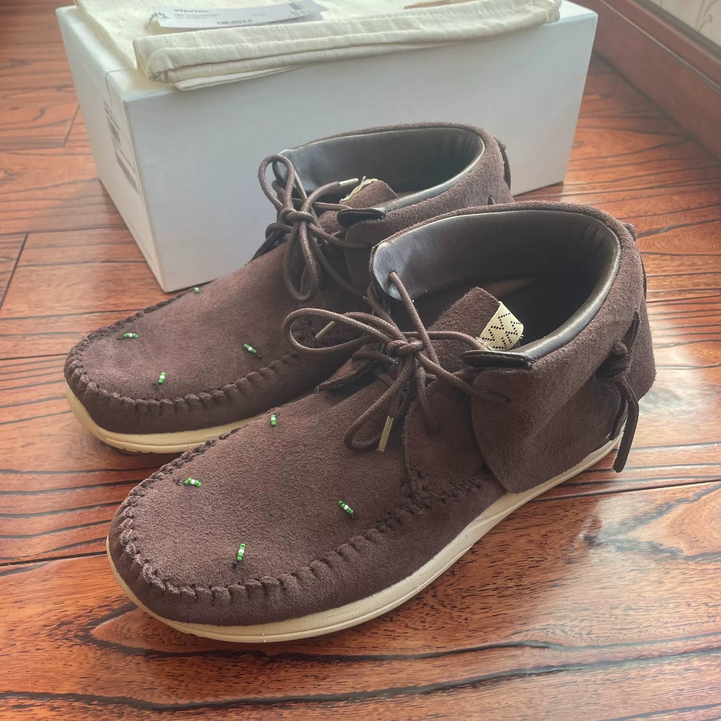 Visvim 23ss FBT Lhamo Folk Fringe Shoes