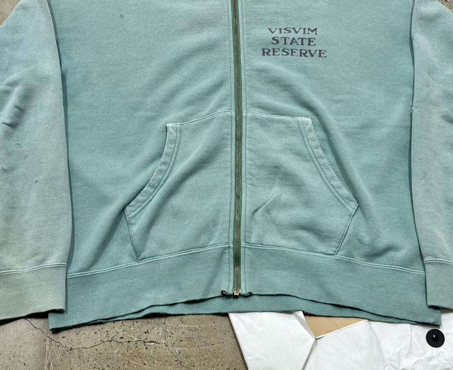 VISVIM JUMBO SB F.Z. CRASH HOODIE