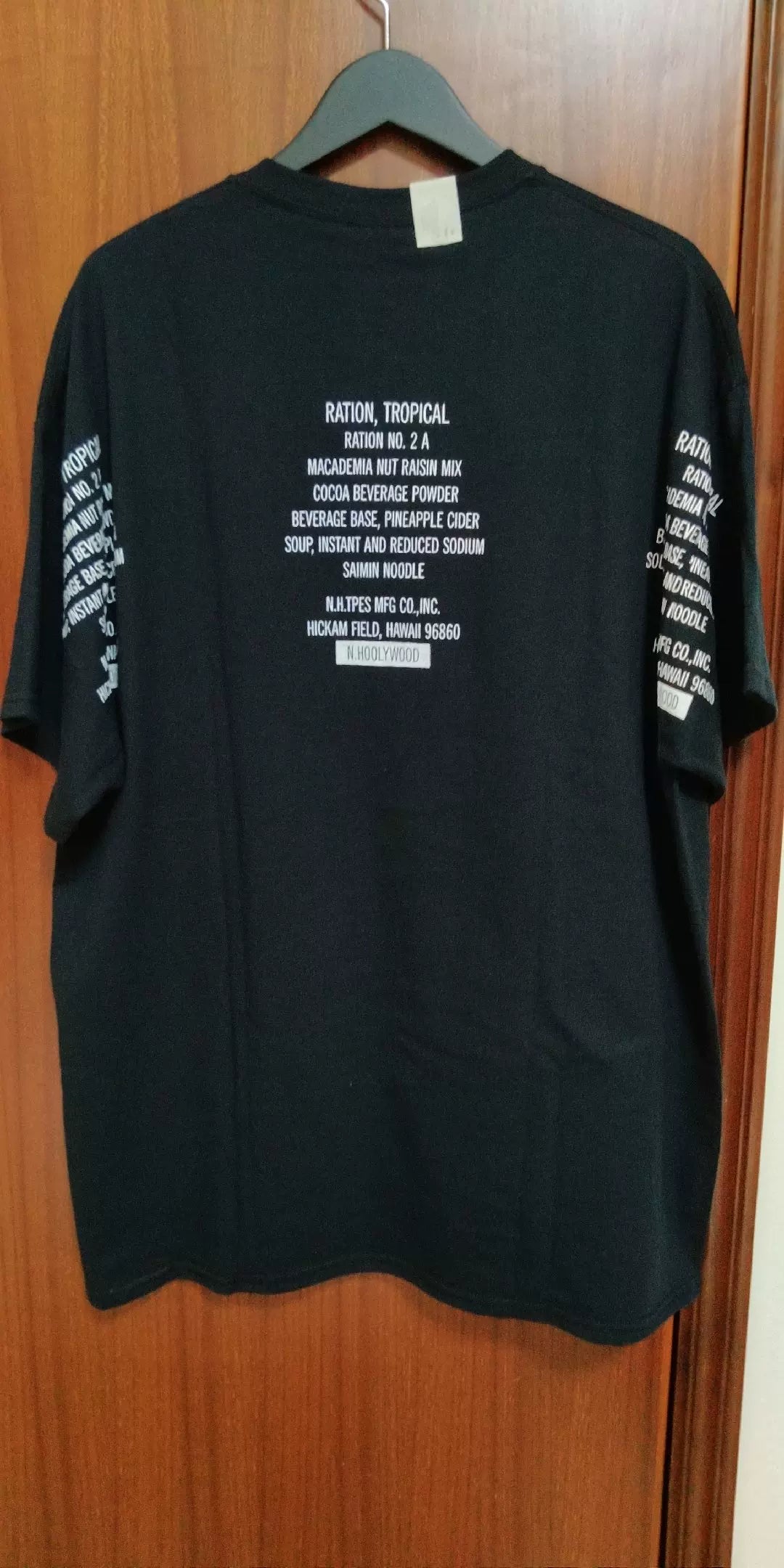 N.HOOLYWOOD Short-Sleeve Black T-shirt
