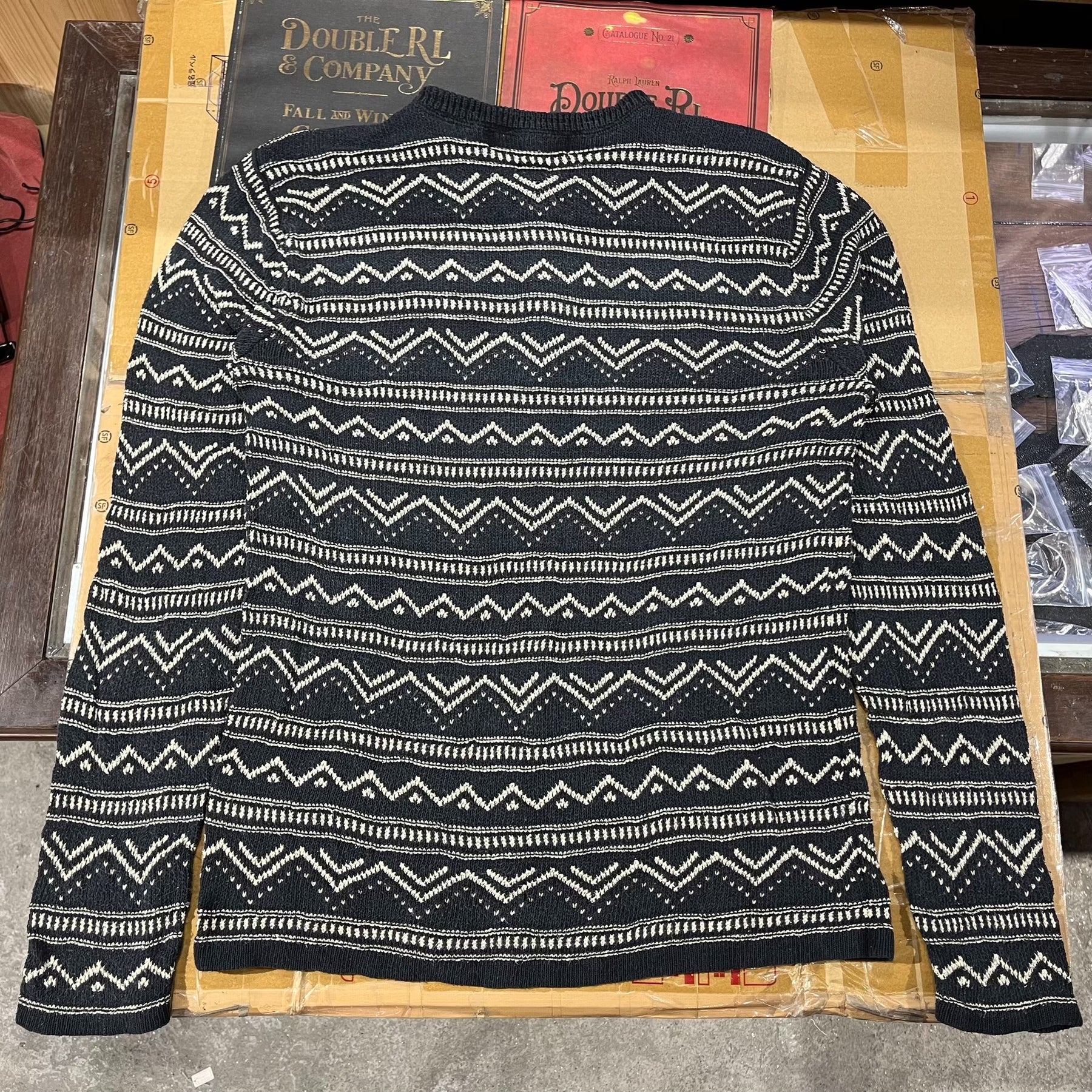 Ralph Lauren Double RL Henley Sweater