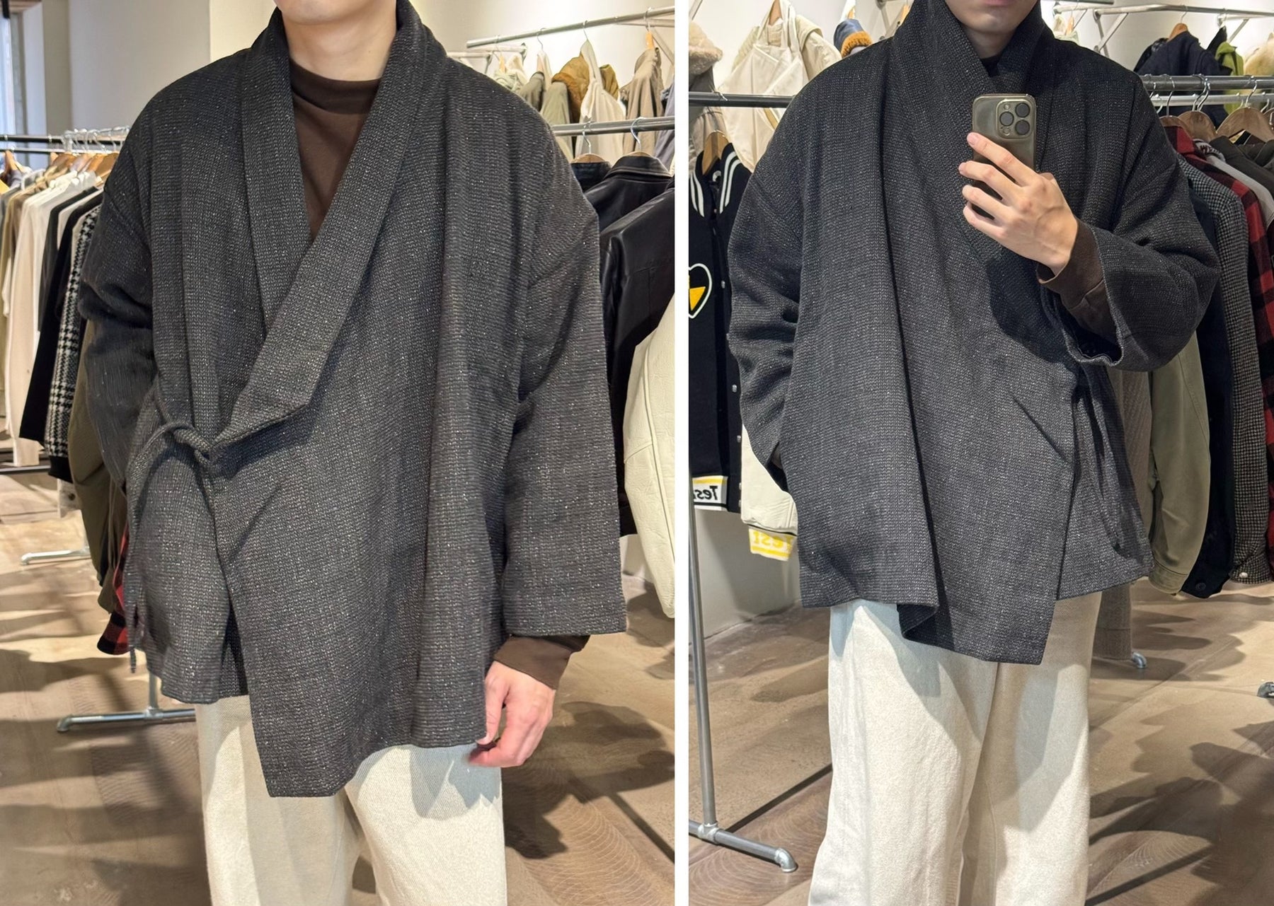 Visvim Chamdo Short Robe Tweed