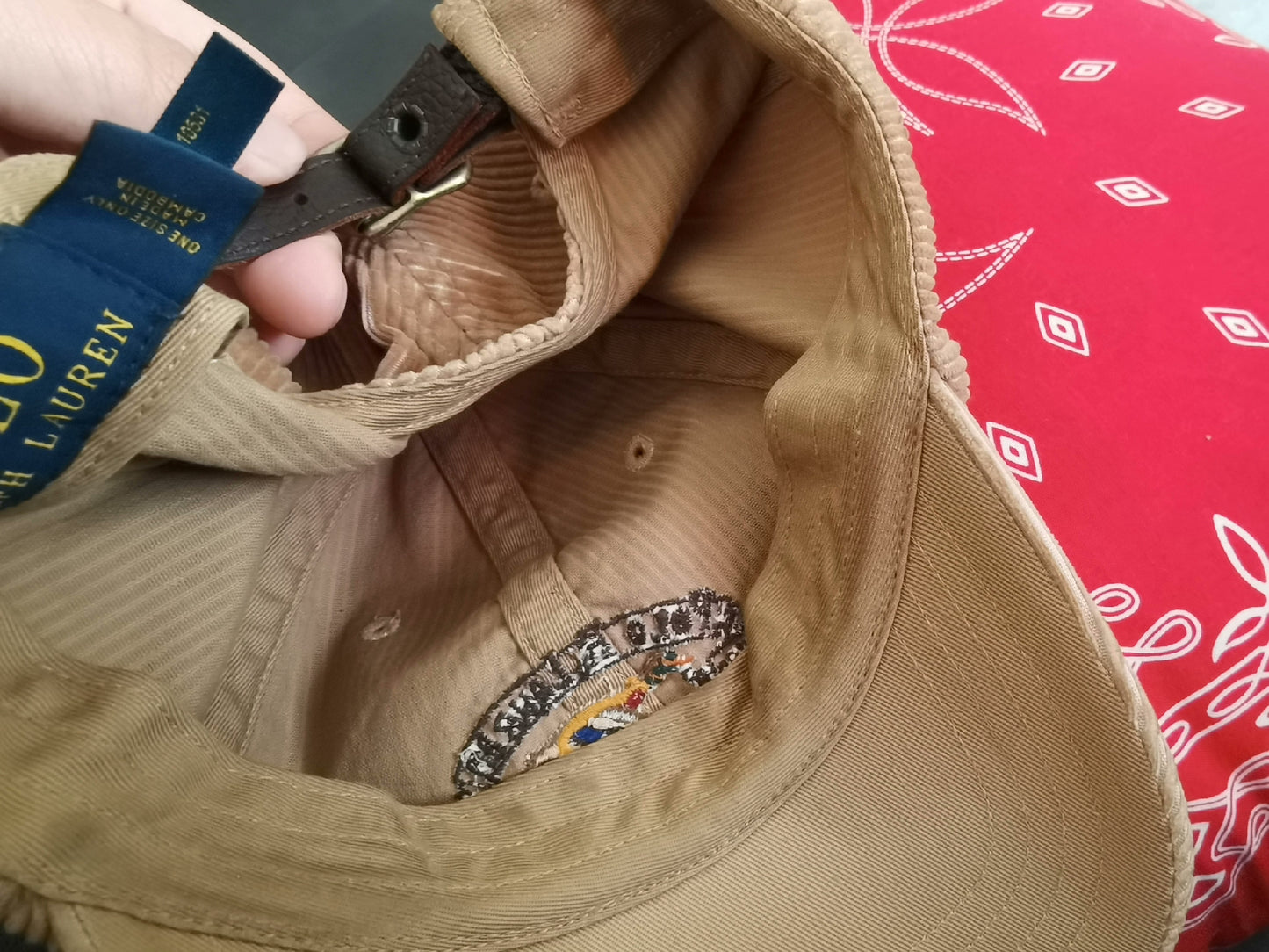 Ralph Lauren Duck Corduroy Cap
