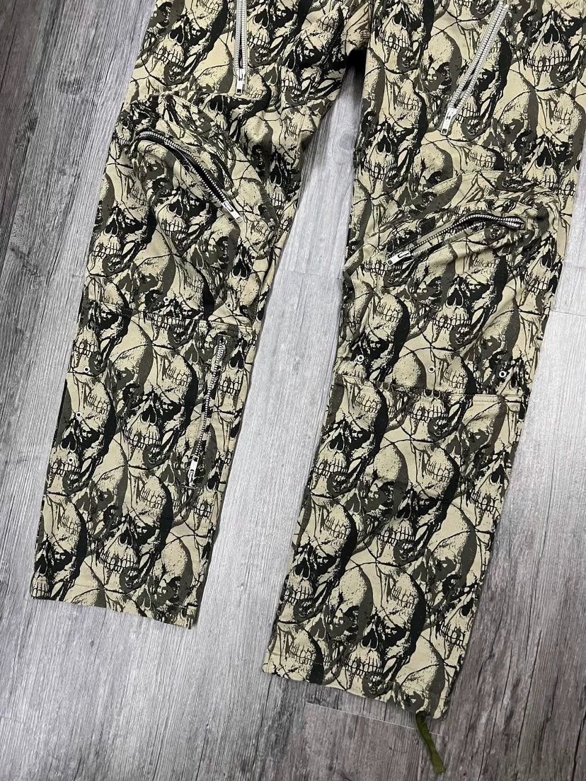 nude camouflage cargo pants